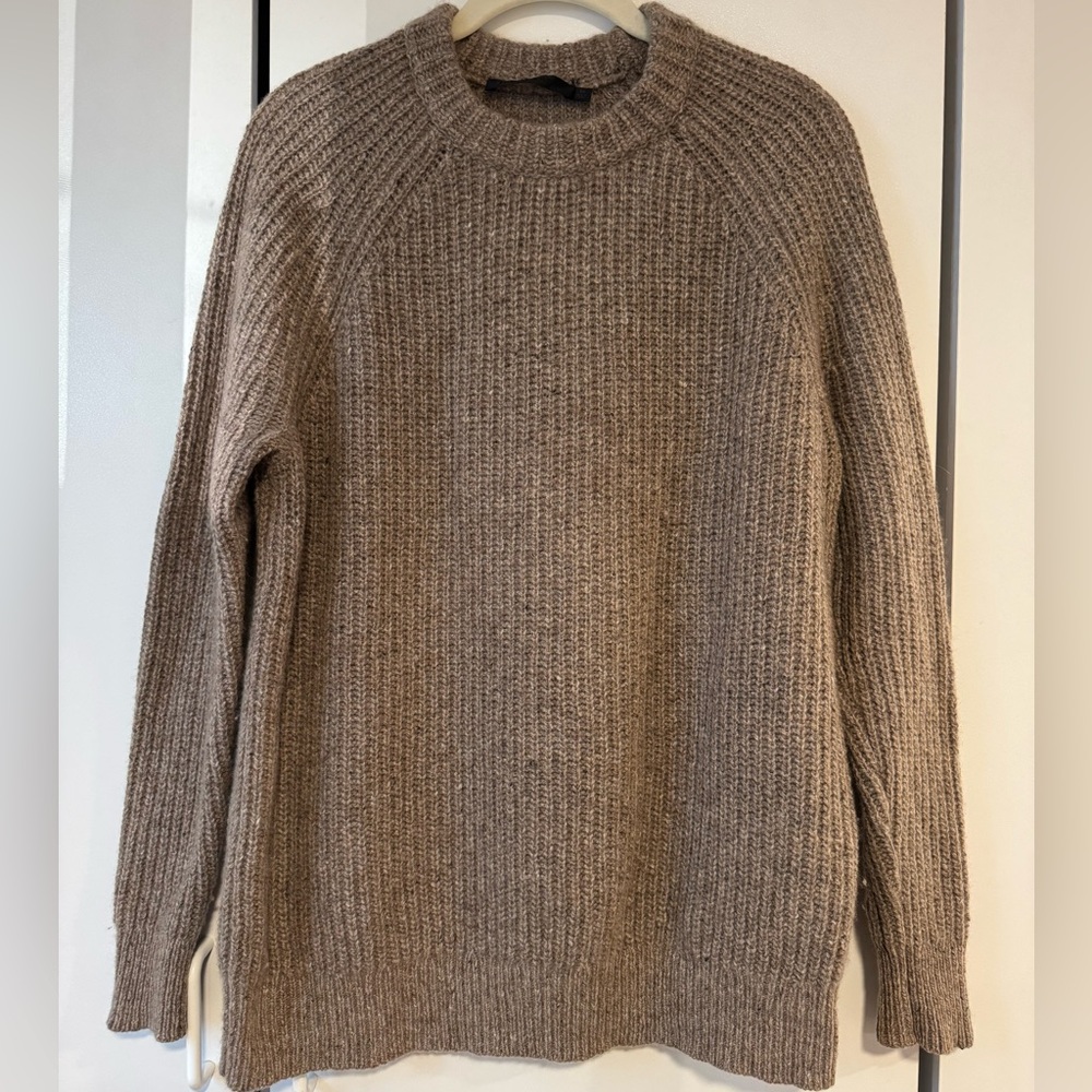 Jenni Kayne - Oversized Cashmere Fisherman Sweater (Taupe)